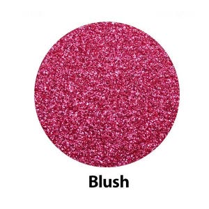 Blush Pink High Glitter HTV Iron On Heat Transfer Vinyl for Most Fabrics; Cricut, Silhouette or cut by hand; 12x20 inch Heat Transfer Vinyl