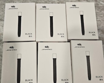 36 cartuchos de tinta negra para pluma estilográfica, 5,5 mm de diámetro, para plumas estilográficas Jinhao 10 y Majohn A1 A2, recambios de cartuchos de tinta.
