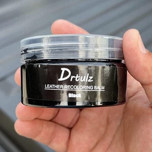 Black Leather Recoloring Balm, Salve, Color Restorer Repair Conditioner, Leather Vinyl Furniture, Sofa, Car Seats, Shoes, Couches