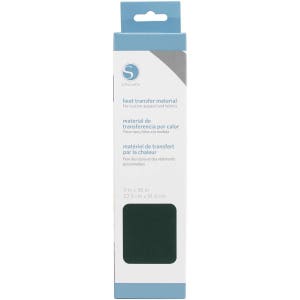 Dark Green Heat Transfer Vinyl, Smooth Matte, for Most Fabrics; Cricut, Silhouette, or cut by hand; 9x36 inch Vinyl Sheet, Roll