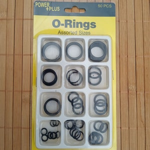 50 Rubber O-Ring Washer Set Assorted O Rings Gasket Washers