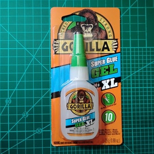 Gorilla Super Glue Gel XL, Clear, 25 Gram, 0.88oz, 102433