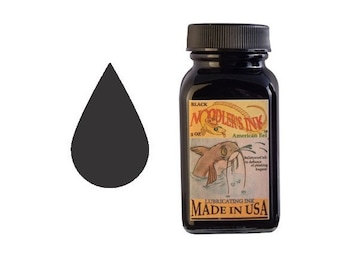 Black Bulletproof EEL Fountain Pen Ink, Fountain Pen Bottled Ink; Noodlers 3 oz Bottle; Inking, Coloring, Drawing, Calligraphy