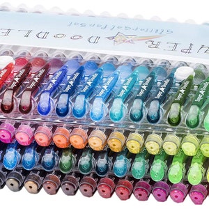 XIANNV 6 Pcs Rainbow Pens Kawaii Color Gel Pens Multicolor Pen Stationery  Set for Girls Boys Kids Gifts,(0.8 mm)