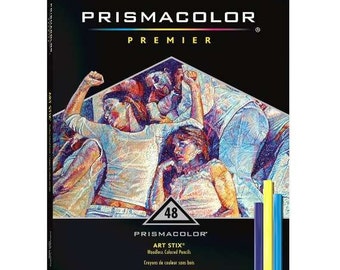 Prismacolor Art Stix Colored Pencils Set of 48; Woodless Pencils. Drawing, Blending, Shading & Rendering, Prismacolor Arts Crafts