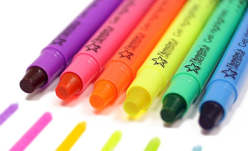 12 Retractable No Bleed Or Smear Bible Safe Gel Highlighters Etsy 12-retractable-no-bleed-or-smear-bible-safe-gel-highlighters-etsy