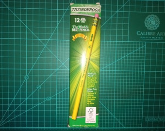 Ticonderoga Matite Con Involucro In Legno, Pre-temperate, #2 HB Morbide