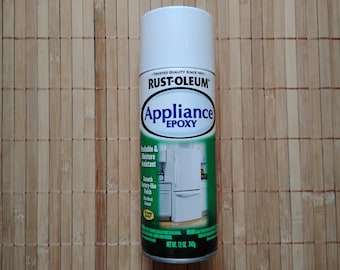 White Appliance Epoxy Enamel Specialty Spray Aerosol Paint, Rust-Oleum 7881830