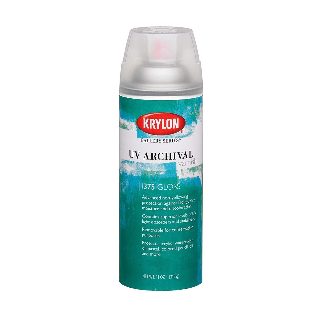 UV Resistant Archival Clear Gloss Coating Varnish Sealant Krylon