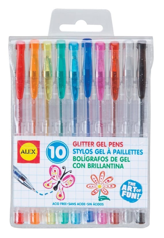 10 Coloring Gel Pens Adult Coloring Books Drawing Bible 