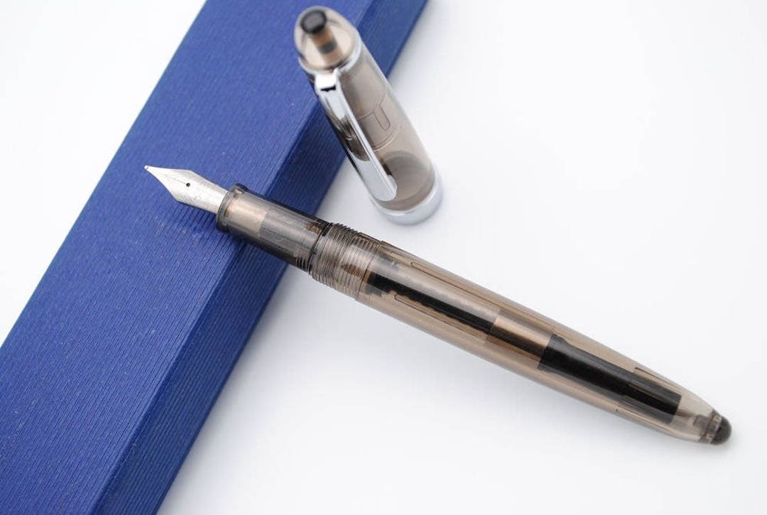 Translucent Black Demonstrator Fountain Pen, Medium Nib, Fountain Pen ...