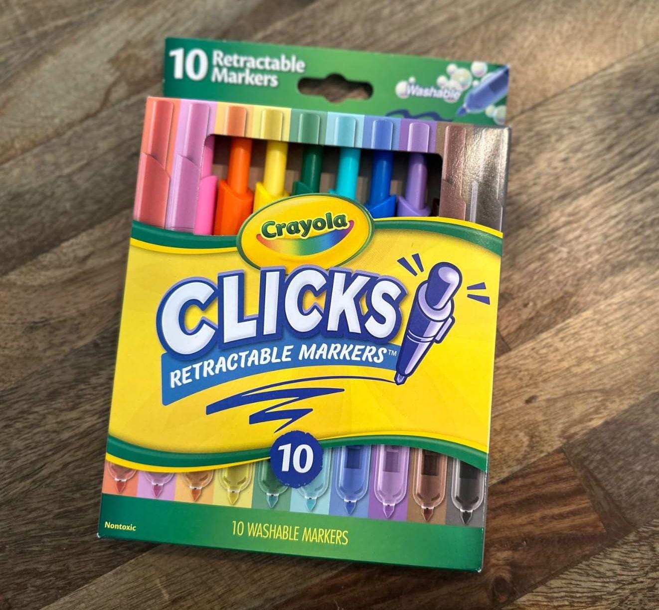 8 Count Markers Set Crayola 8 Count Washable Markers - Bold Broad Line  Markers For Kids Crayola Washable Markers, image size:1322x1224