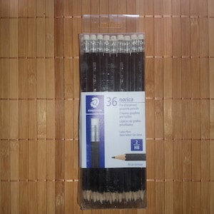 36 Staedtler Norica HB #2 Woodcased Black Pencils; Artists Wood Pencil Set; Pro Staedtler Drawing, Sketching, 132 49CB36X