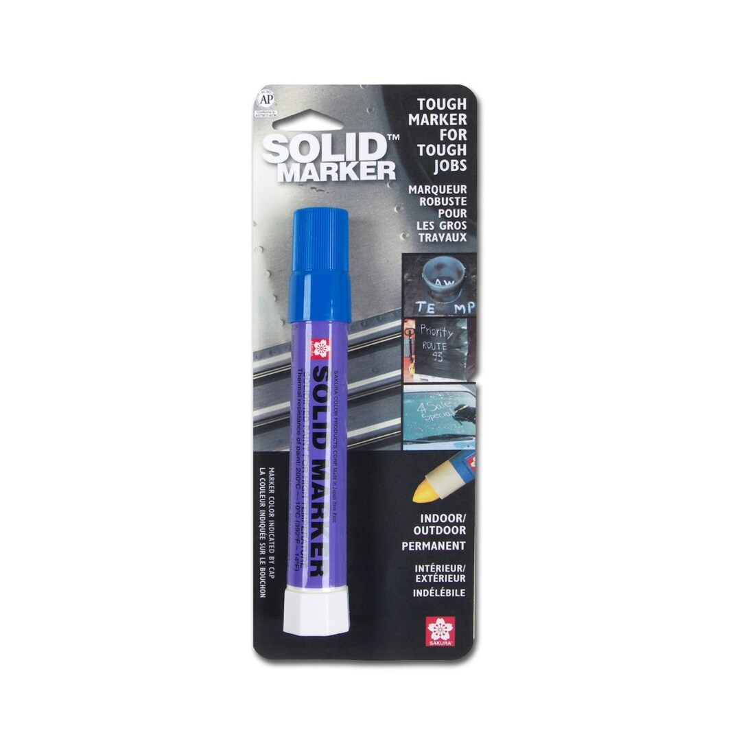 Sakura of America Solid Paint Marker - 13 mm Point Size - Blue Ink - 1 Each