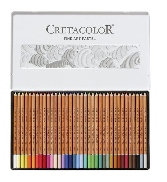 36 Lápices Pastel; Cretacolor Profesional Bellas Artes Brillante Pastel  Lápiz Arte Set; Colorear libros para adultos, esbozo