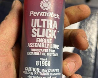 Permatex 81950 Ultra Slick Engine Assembly Lube Red Lubricant, 4 oz, 118mL