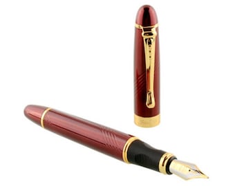 Penna Stilografica Scriveiner Premium - Oro 24kt Con Pennino Dorato 18kt | Lusso Britannico - Foto 10
