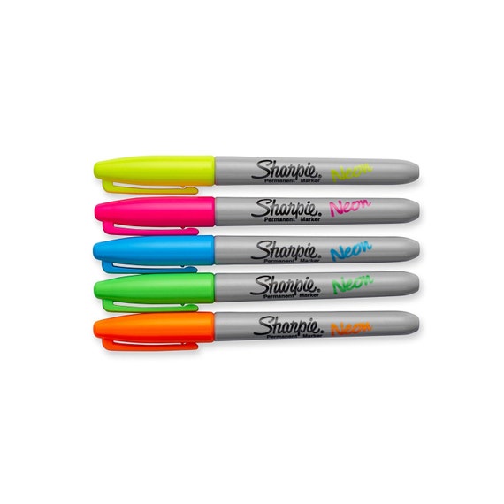 Neon cheap permanent markers