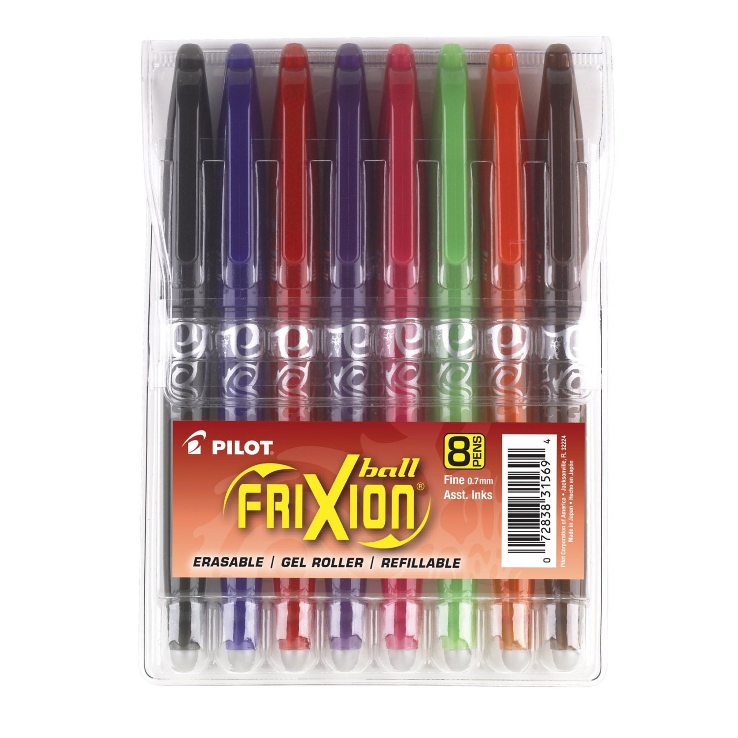 24 Pilot Frixion Erasable Markers, 24 Colors Pilot Frixion Colors