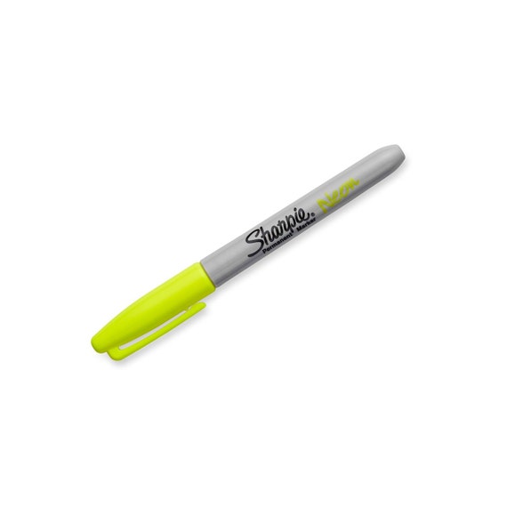 12 Neon Yellow Sharpie Markers, Fine Point Illustration, Drawing, Blending,  Shading, Rendering, Arts, Crafts Sharpie Neon Permanent Markers -   Denmark