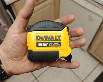 25 ft. Meetlint, liniaal, intrekbaar meetlint, Dewalt Atomic Compact-serie, DWHT38125S