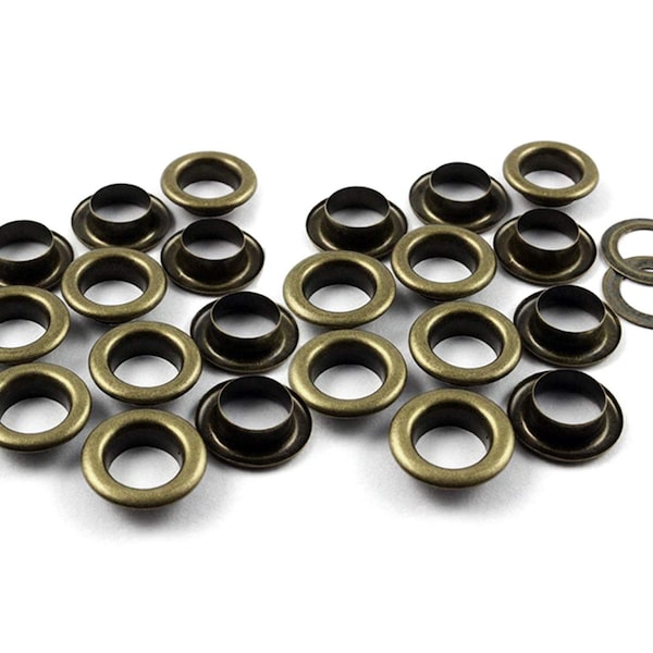 Antique Brass Grommets Etsy