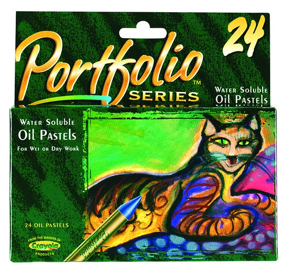 Water-soluble oil pastel set, 24 colours