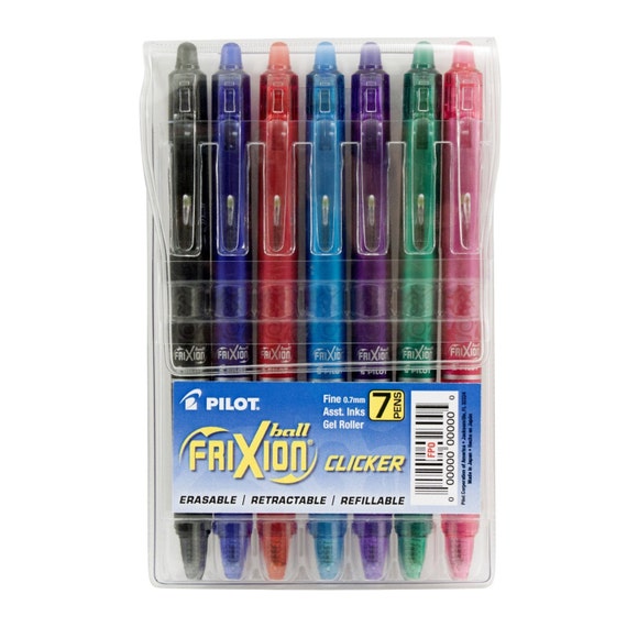 Buy Pilot Frixion Erasable Gel Ink Pens, Clicker Retractable, Fine