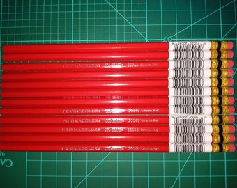 12 Carmine Red Prismacolor Col-Erase Erasable Colored Pencils; 20045 Book Coloring, Drawing, Manga, Prismacolor Arts Crafts