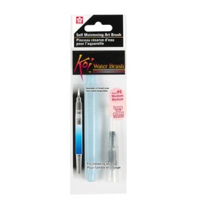 Sakura Koi Watercolor Brush, Medium, 9ml; Refillable Water Brush, Watercolour Painting Brush, Painting Supplies