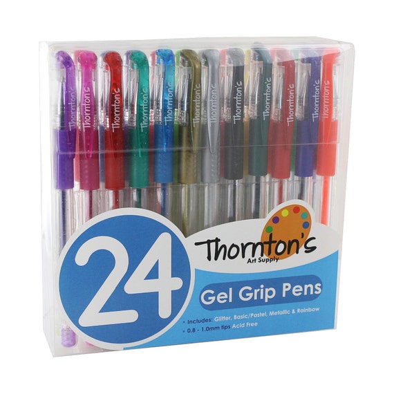24 Coloring Gel Pens Adult Coloring Books, Drawing, Bible Study