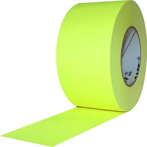 Ruban adhésif jaune fluorescent ; Ruban adhésif résistant à l'eau, résistant à l'eau et polyvalent de qualité professionnelle, large, 3 po.