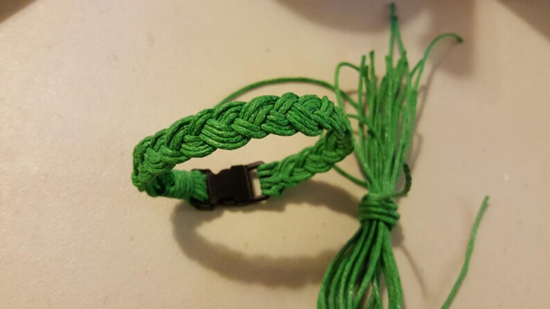 Cord Leather Book Binding; Waxed Cotton Thread Jewelry Macram\u00e9 2mm Green Waxed Cotton Cord Thread; 100M; Beading