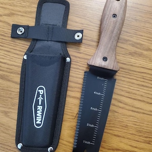 6&quot; Hori Hori Garden Knife, Stainless Full Tang Steel Blade, Gardening Tool, Weeding, Planting, Digging Soil Knife