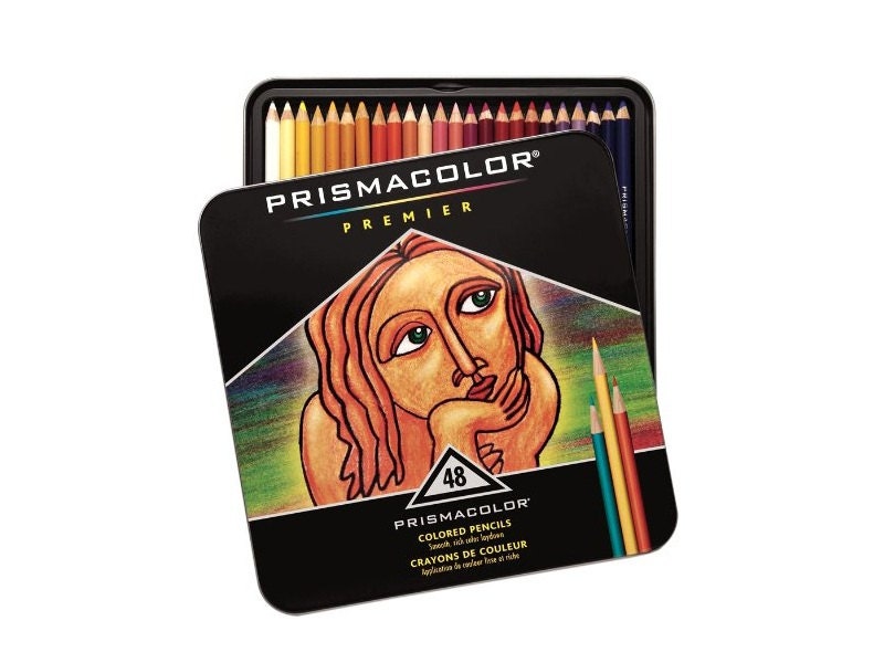Prismacolor Premier Soft Core Colored Set of 48 Pencils; Drawing