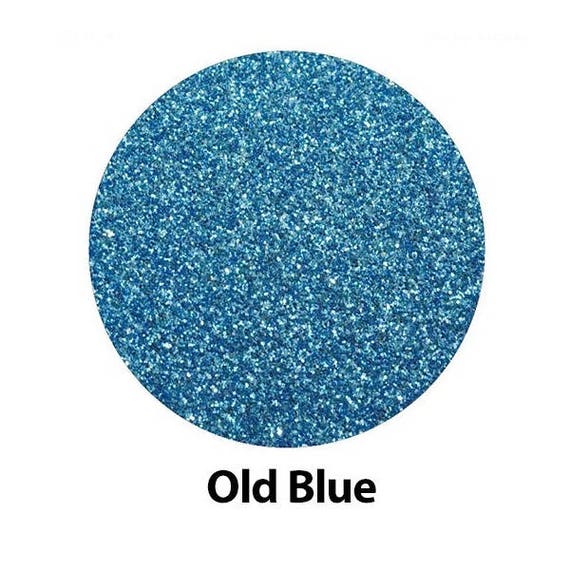 Old Blue High Glitter HTV Iron on Heat Transfer Vinyl for Most