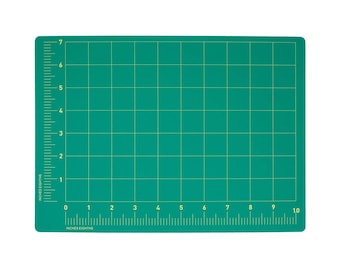 Self Healing Cutting Mat, Board; Double Sided; Grid, Measuring Numbers;  8 3/4 X 12 Inches