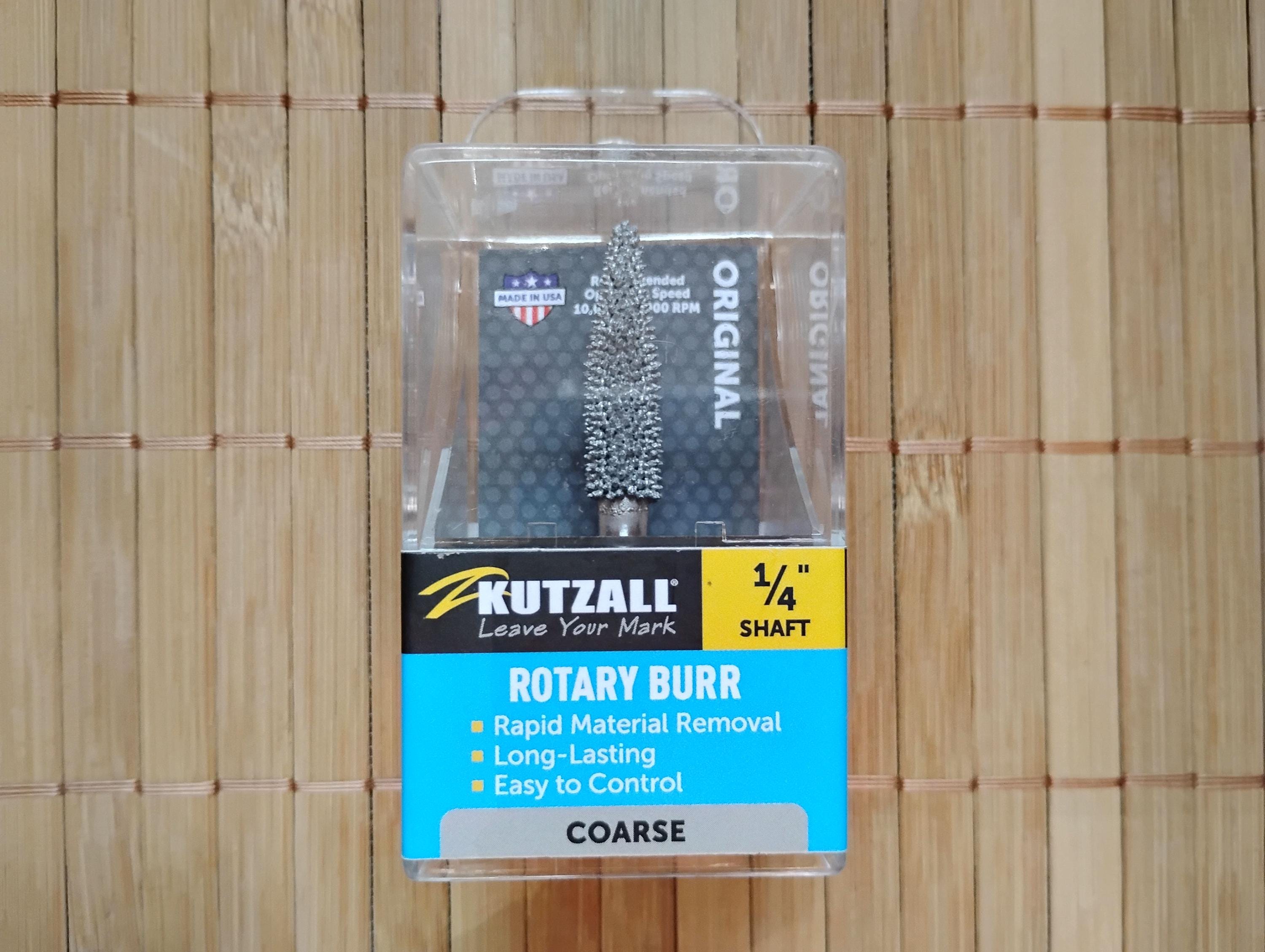 Kutzall Coarse Taper Rotary Burr Bit, 1⁄4