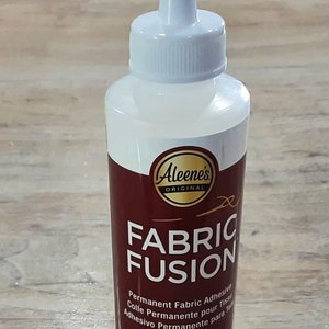 Aleene's Fabric Fusion Permanent Fabric Adhesive, Clear Non-Toxic Glue, 4oz