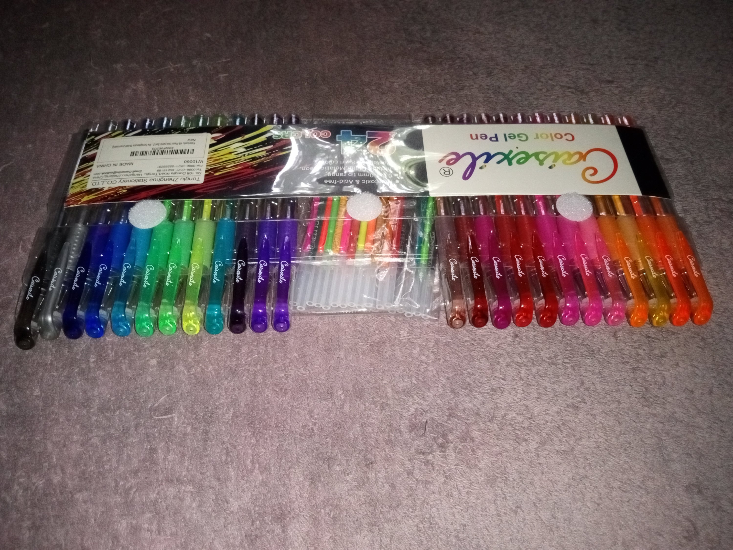 Set di penne Gel a 100 colori penna glterata, Glter, penne a sfera colorate al Neon per libri da colorare per adulti Doodle ptura di biglietti