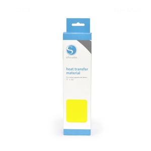Lemon Yellow Heat Transfer Vinyl, Smooth Matte, for Most Fabrics; Cricut, Silhouette, or Cut by Hand; 9x36 inch Heat Transfer Vinyl Sheet