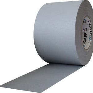 Ruban adhésif extra large gris ; Ruban adhésif résistant non réfléchissant, imperméable et polyvalent de qualité professionnelle, 4 po x 55 vg