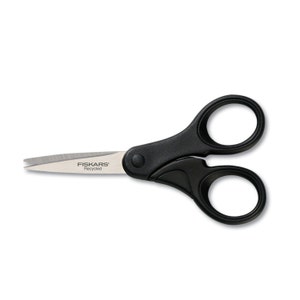 Extra Sharp Paper Craft Scissors,Scrapbooking, Cardmaking, Notesmaking, Paper Ornament, Decorating; Fiskars 5 Inch Lightweight Scissors