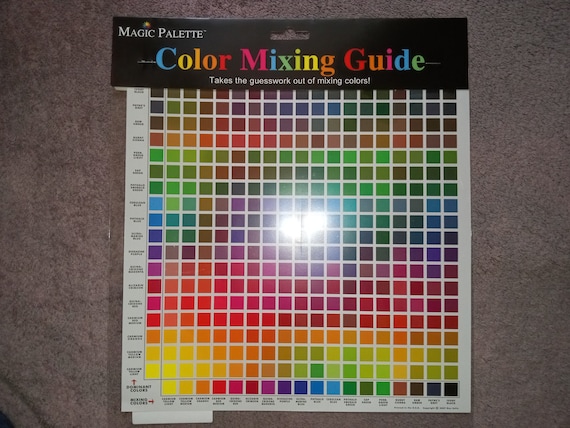 Artist's Magic Palette Color Matching Guide, Helps Artists
