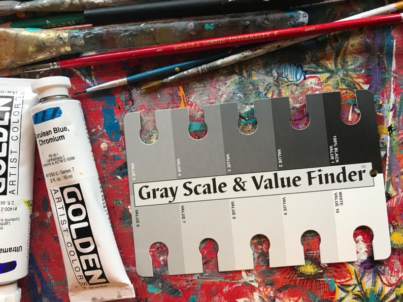Artists Color Wheel Gray Scale and Color Value Finder for All Media ...