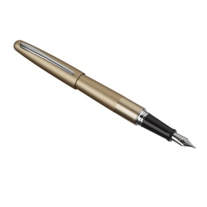 Pilot Fountain Pen, Pilot Metropolitan Fountain Pen, Medium Nib Fountain Pen, Gold Fountain Pen, Black Ink; Calligraphy Drawing Inking