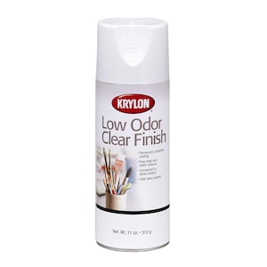 Spray o niskim zapachu, przezroczysty i błyszczący; Krylon w aerozolu, 11 uncji