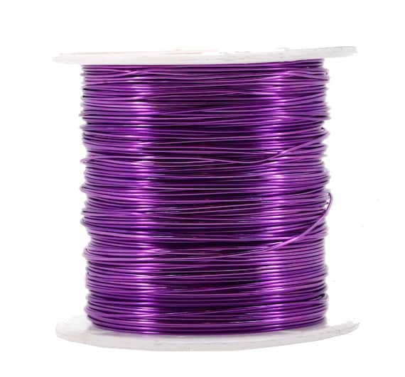 Violet Aluminum Craft Wire, 20 Gauge Anodized Jewelry Making