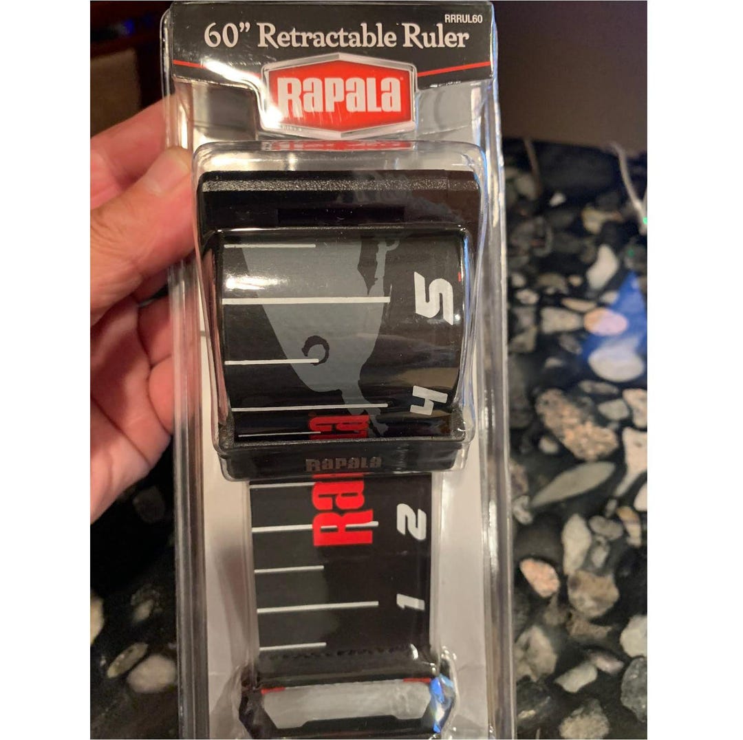 60 Inch Oversized Large Numbers Retractable Ruler, Rapala RRRUL60 ...