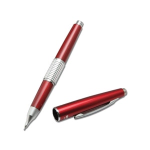 0.5mm Pentel Sharp Kerry Mechanical Pencil, Red Barrel; Pentel Capped Automatic Drafting Pencil, Pentel Mechanical Drawing Pencil